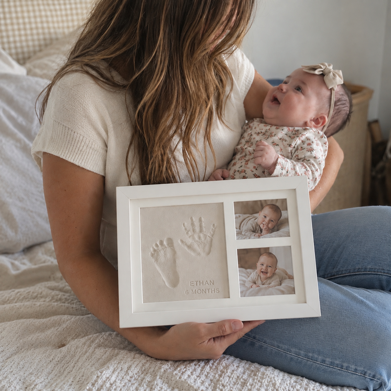 Capture the prints that made you a family. ✨

First, it was just the two of you—your world felt whole. Then came those tiny hands and feet that changed everything in a heartbeat. These are the details we promise ourselves we’ll never forget, but time moves so fast.

I turn those impossibly small moments into shimmering gold foil keepsakes, so that even when they’re grown, you can still trace the lines of the prints that started it all.

It’s super easy:
❤️ Free inkless print kit sent to your home
👋 Take your baby’s prints (completely mess-free)
📸 Send me a photo
👀 Receive a preview to approve and make sure everything is perfect
✨ I’ll create your personalised foiled keepsake

Tap link in bio to treasure these golden memories forever. Created in New Zealand and shipped to Australia, USA & Canada.

#babykeepsake #newbornmemories #nurserydeco #babyfootprints #newborngifts